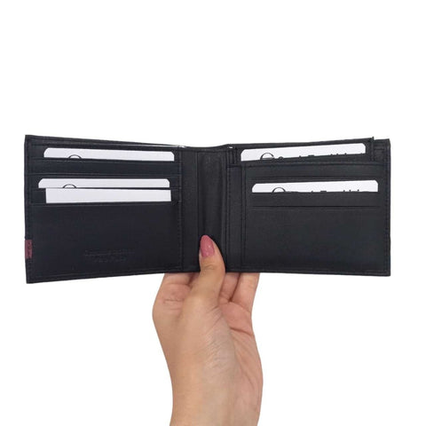 Black & Red Leather Wallet 1
