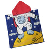 Blue Astronaut Towel Poncho 1