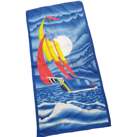 Blue Boat Towel