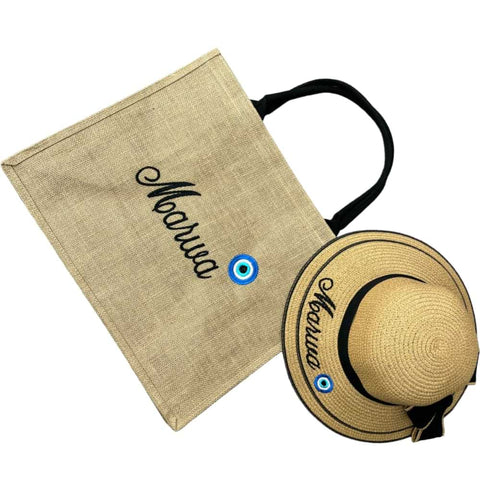 Blue Eye Customized Bag & Hat