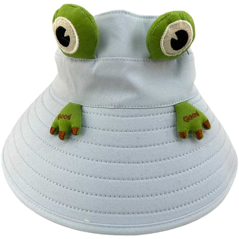 Blue Frog Visor Hat