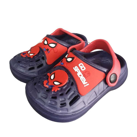 Blue Go Spidey Crocs