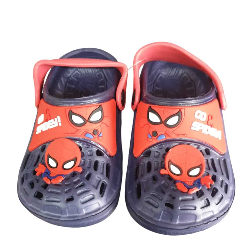 Blue Go Spidey Crocs
