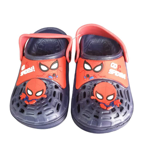 Blue Go Spidey Crocs