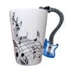 Blue Guitar Music Cup Mug