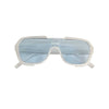 Blue Simple Square Sunglasses