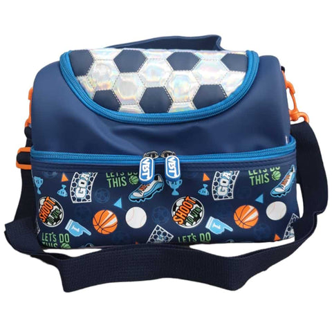 Blue Sports Lunch Bag 1