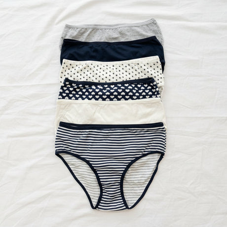 Women's seamless underwear set with six assorted patterns on white background - Jack Gifts Lebanon
