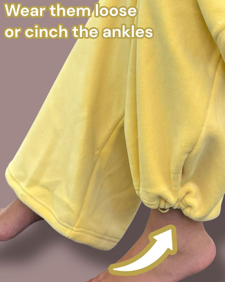Yellow sweatpants