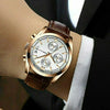 Brown Leather Crrju 2 Watches