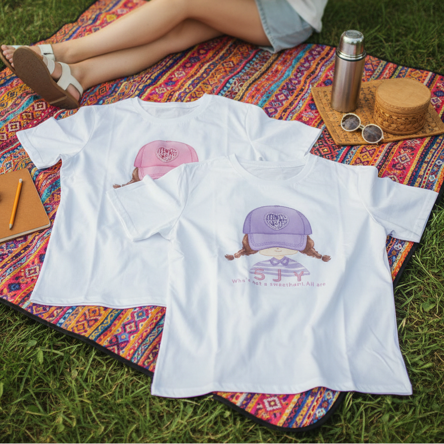 Cap Girl Graphic Tshirt