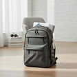 Charcoal business backpack with laptop sleeve and bottle pocket, Jack Gifts Online Lebanon