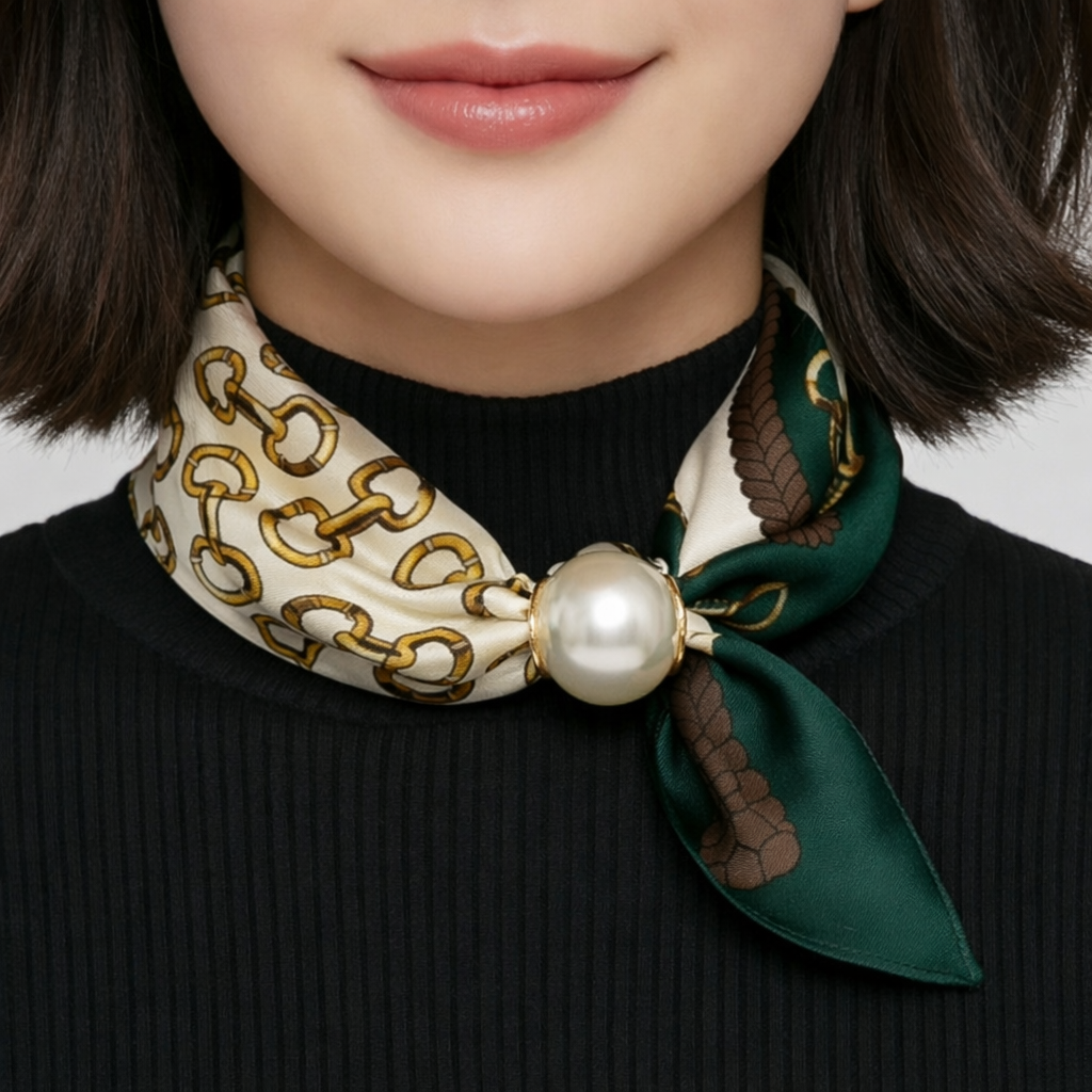 Green Classy Foulard