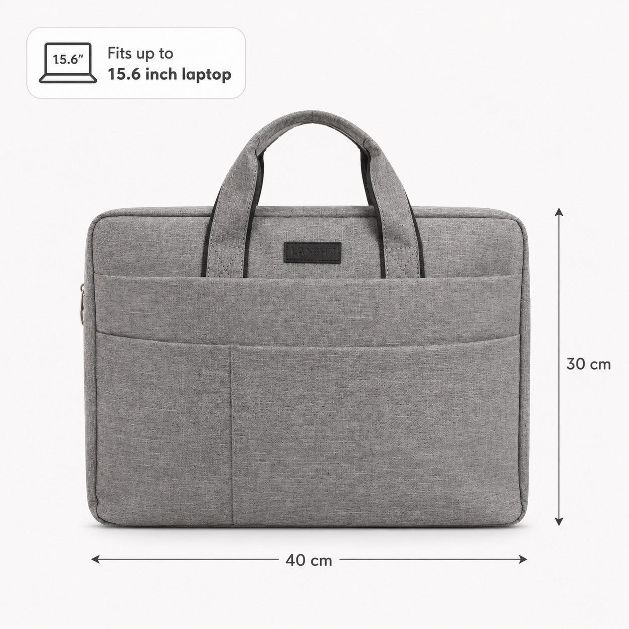 Grey Laptop Bag