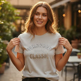 Grey Bells Surf Classic beaded women's t-shirt