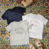 Women's Bells Surf Classic beaded t-shirts in navy, grey and white – Jack Gifts Online Lebanon