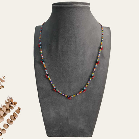 Colorful Cherry Bead Necklace