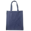 Dark Blue Simple Canvas Tote Bag