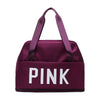 Dark Purple Pink Gym Bag 4