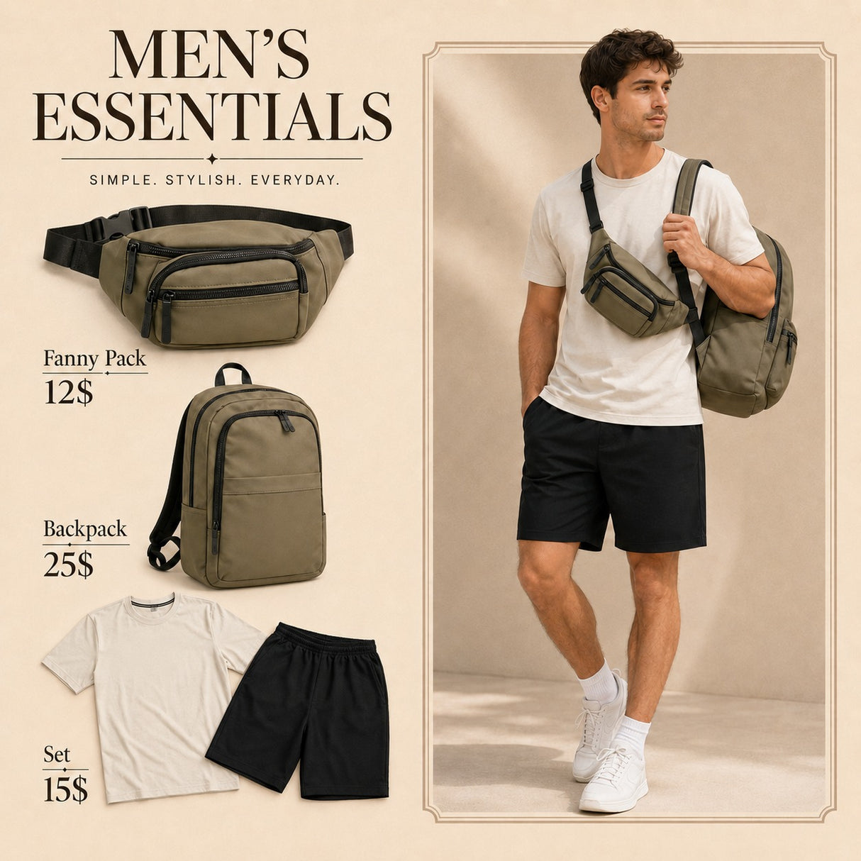Men Essentials Full Combo