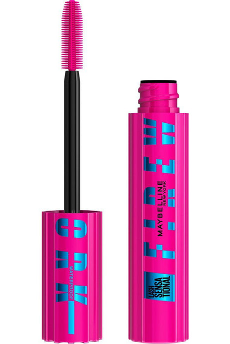 Maybelline Lash Sensational Firework waterproof mascara in pink tube