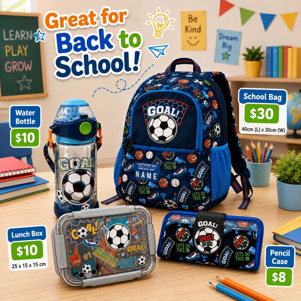Football Boys School Full Combo