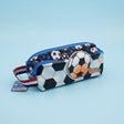 Holographic football Goal pencil case with two zipped compartments – Jack Gifts Online Lebanon