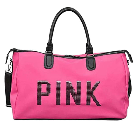 Fuchsia Pink Gym Bag 8