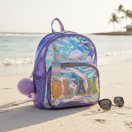 Kids iridescent Glam backpack, 25x30 cm, Jack Gifts Online Lebanon