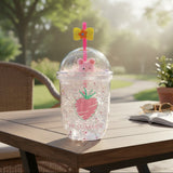 Glitter Fruit Tumbler