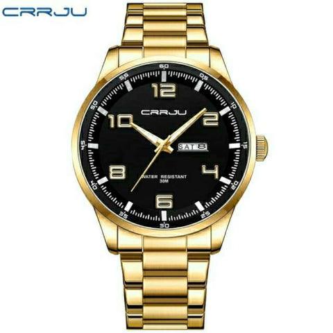 Gold Elegant Stainless Steel Watch 27