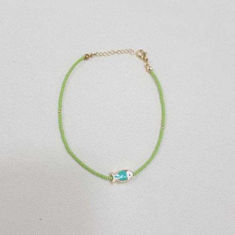 Green Fish Anklet