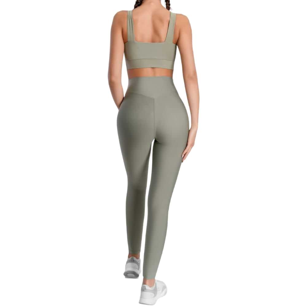 Green High Waist SP19 Legging