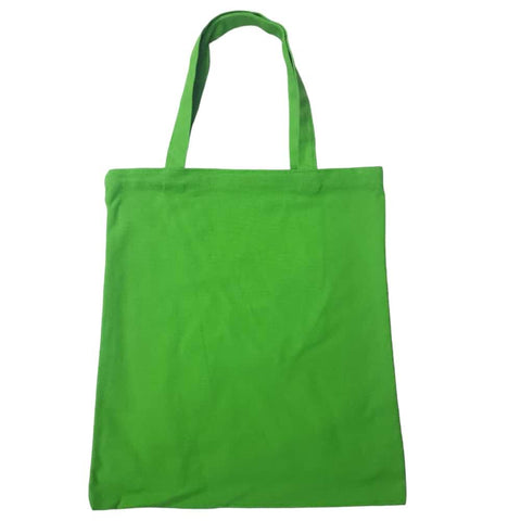 Green Simple Canvas Tote Bag
