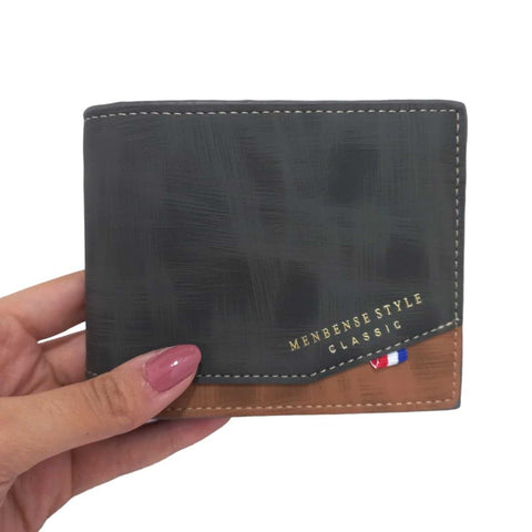 Grey Leather Wallet 1