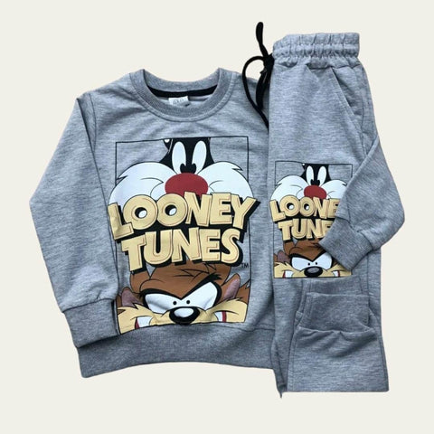 Grey Looney Tunes Jogging Set