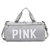 Grey Pink Gym Bag 11