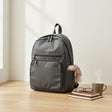 Grey everyday backpack with front zip pockets and padded straps, Jack Gifts Online Lebanon