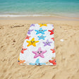Happy starfish print beach towel for girls on the sand, Jack Gifts Online Lebanon