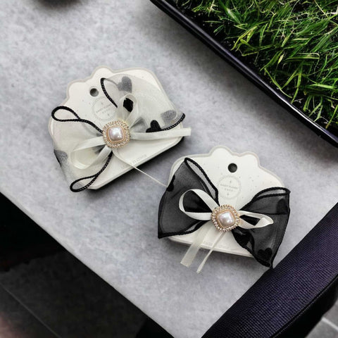 Hearts Bow Hairpins 1