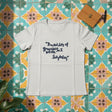 Grey Jollytales quote women's t-shirt