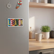 Colourful Lebanon licence plate souvenir fridge magnet, Jack Gifts Online Lebanon