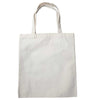 Light Beige Simple Canvas Tote Bag