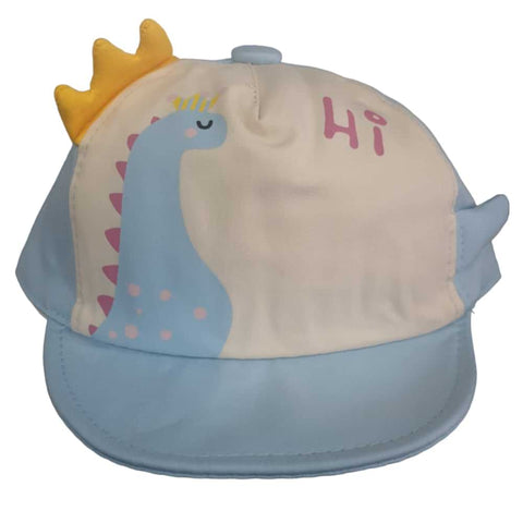 Light Blue Dinosaur Hat 3