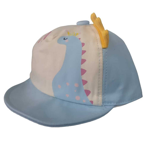 Light Blue Dinosaur Hat 3