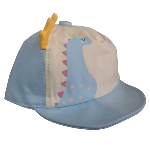 Light Blue Dinosaur Hat 3