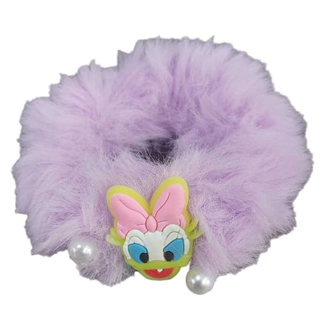 Light Purple Cartoon Fluffy Hair Tie 