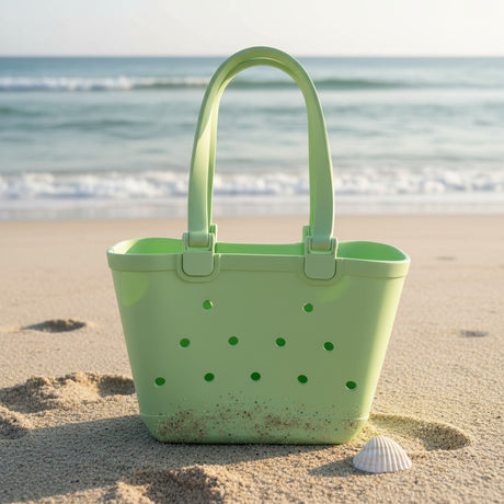 Kids light green EVA beach tote bag with drainage holes, Jack Gifts Online Lebanon
