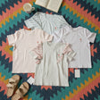 Women's little house embroidered t-shirts in grey, pink, blue and light purple – Jack Gifts Online Lebanon