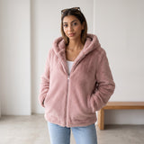 Long Pink Fur Jacket